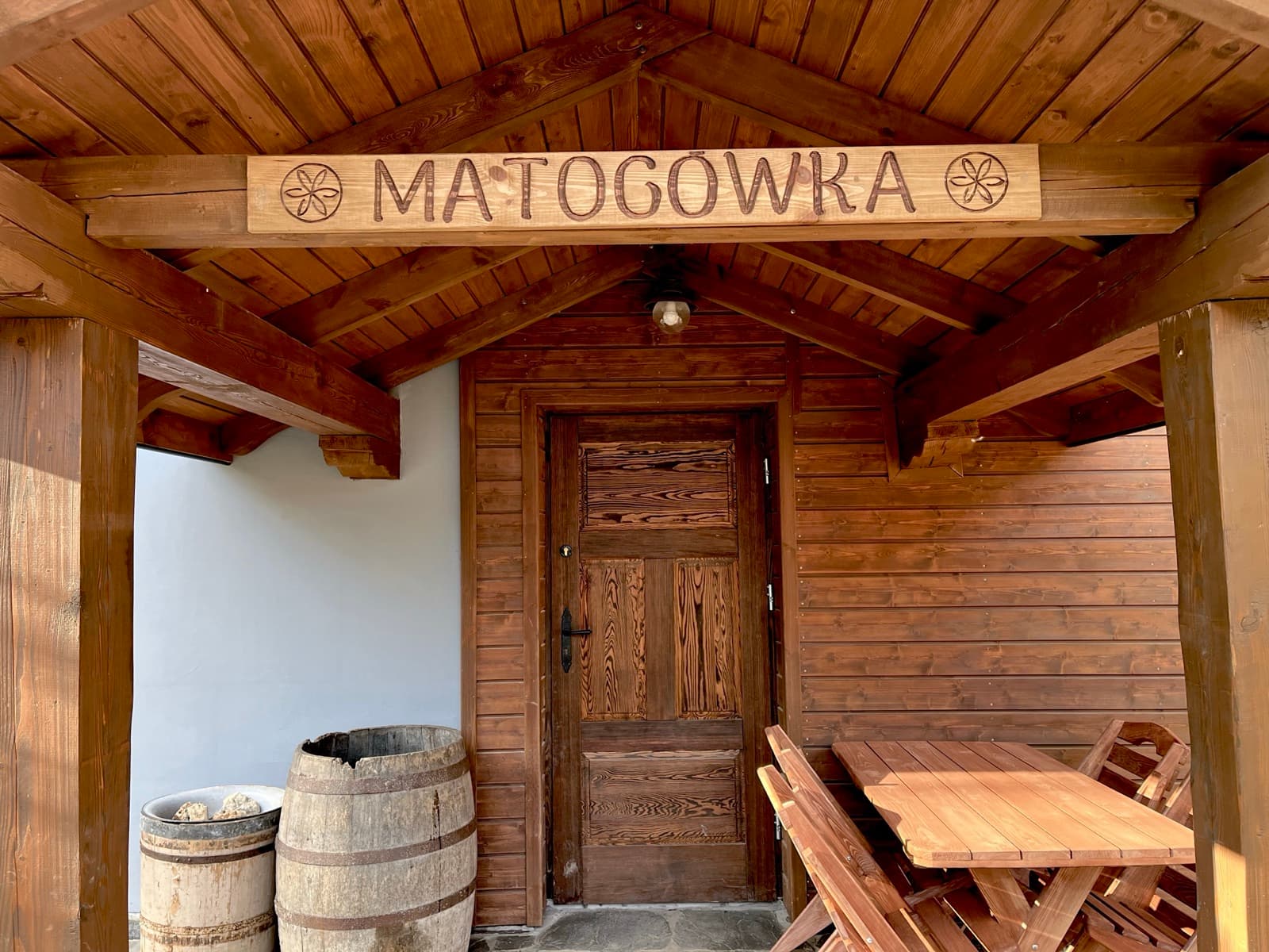 Wejście z szydem Matogówka i beczkami